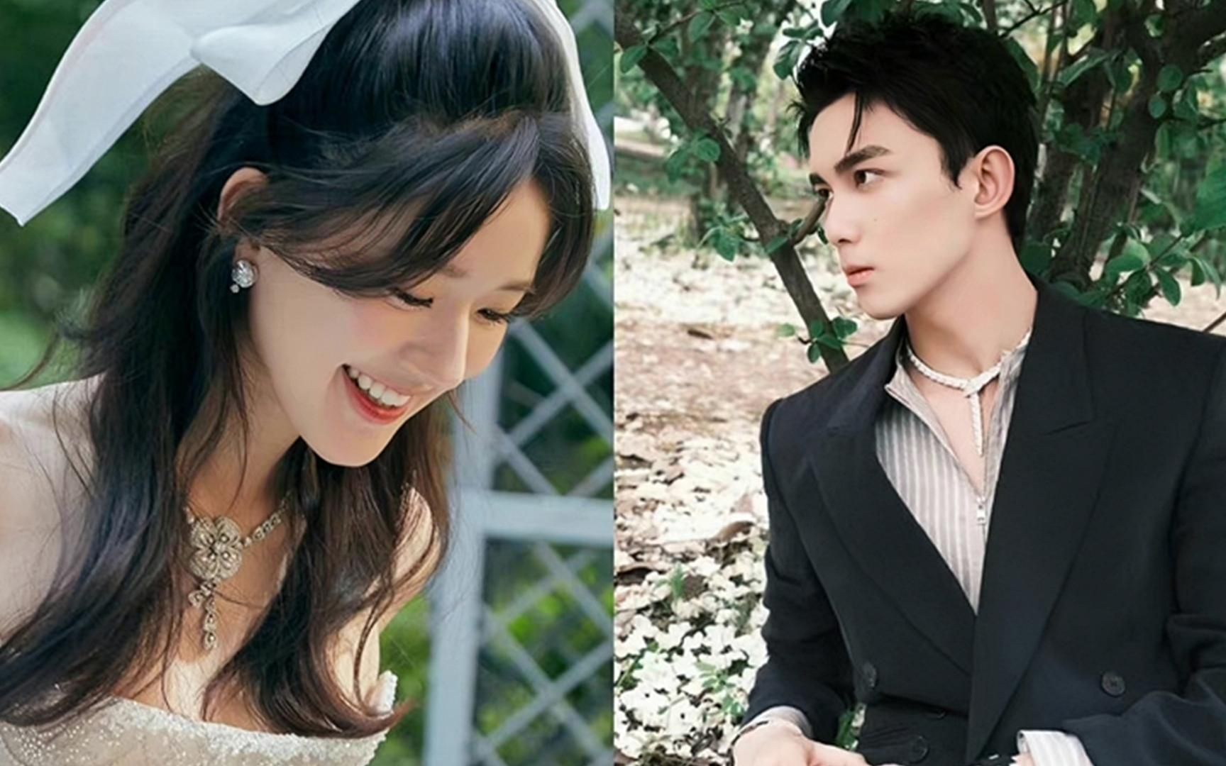 赵露思白色礼服宛若仙女,不料领口处引发热议,吴磊都不忍直视!