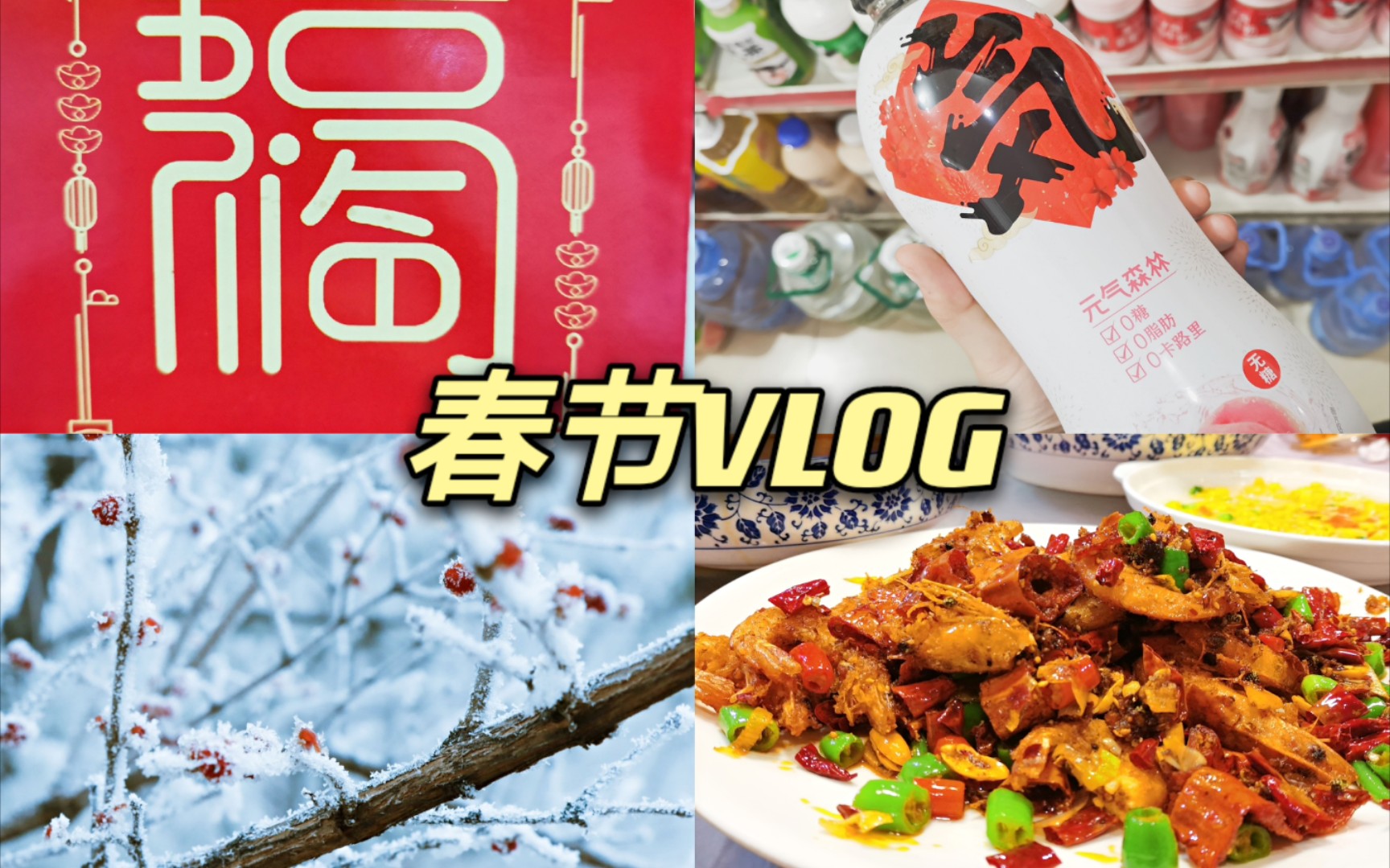 [图]【春节快乐VLOG】年货采购/游戏/放风筝/聚会—点击查收春节的快乐