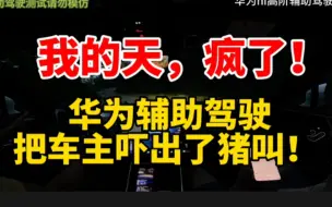 下载视频: 我的天！真的疯了，华为把车主吓得比猪还叫的厉害？华为高阶辅助驾驶阿维塔11乡村小路