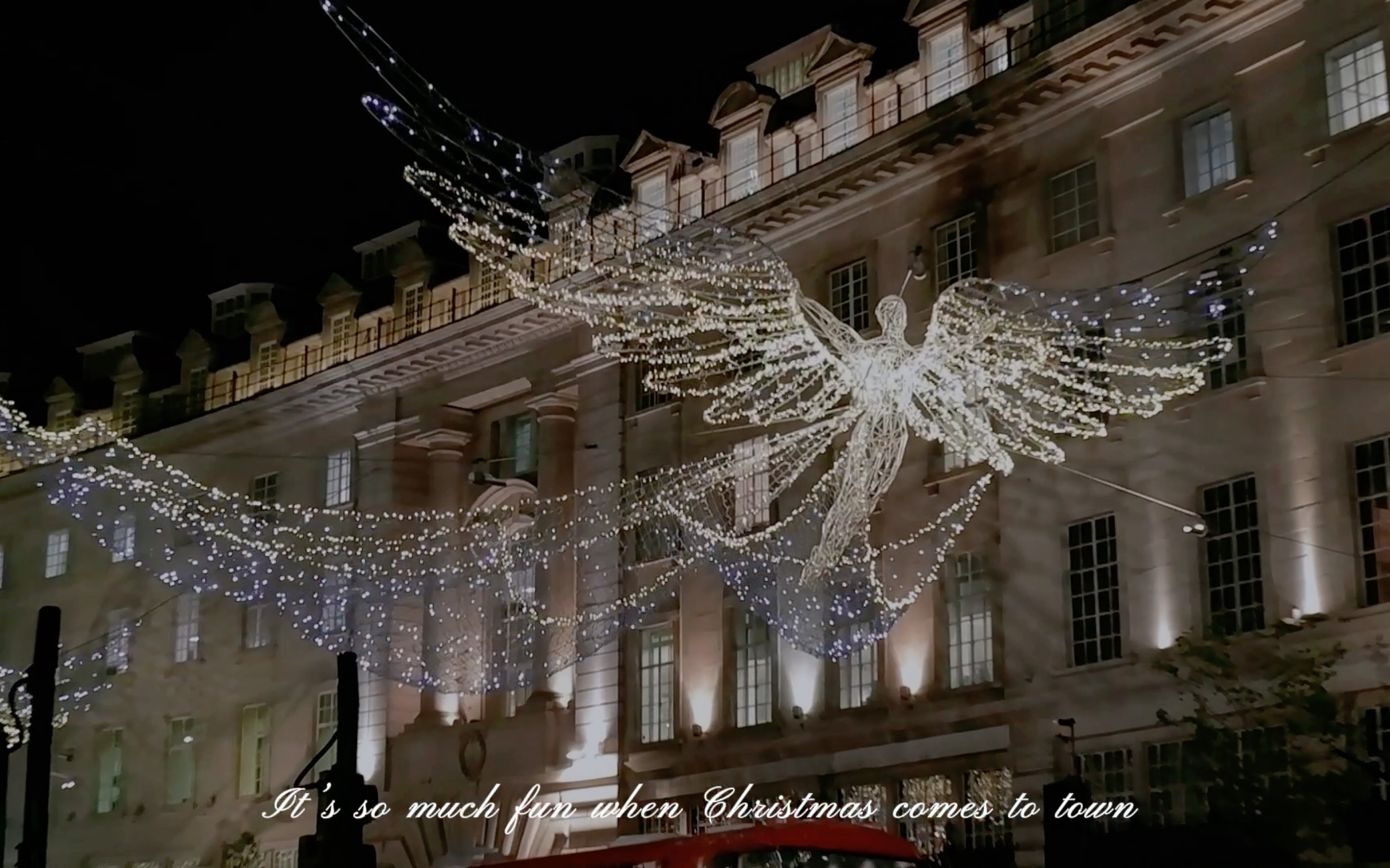 [图]Regent street圣诞天使灯｜When Christmas come to town