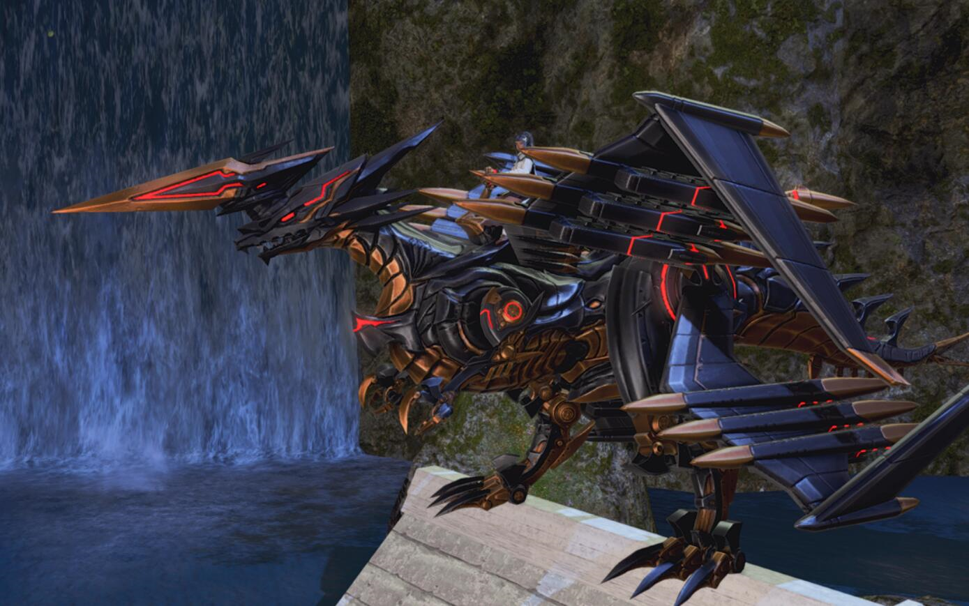 ff14坐骑 5.5【黑钢机龙连达巴非】试驾