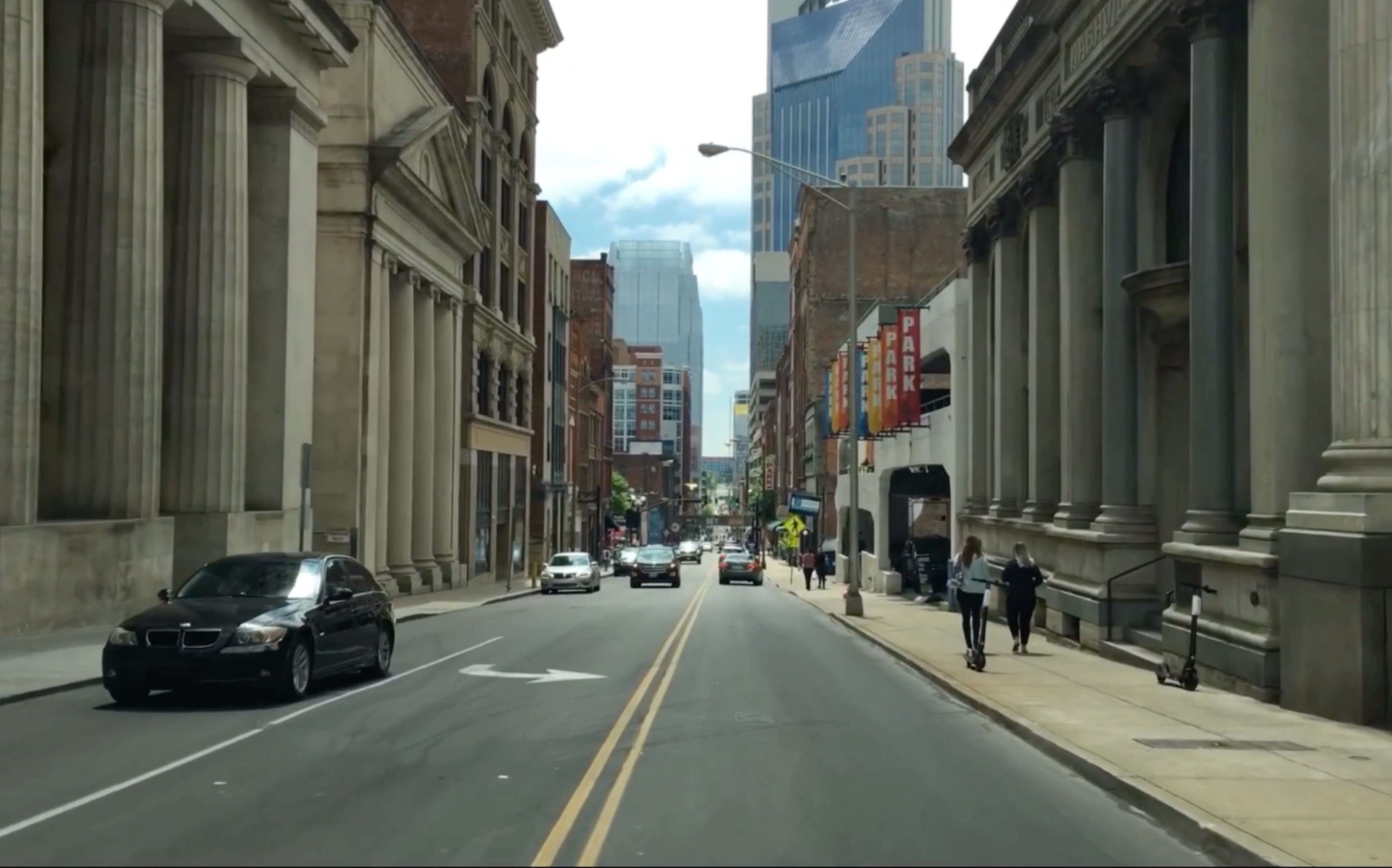 【第一视角】美国"音乐之都",田纳西州首府纳什维尔市中心行车