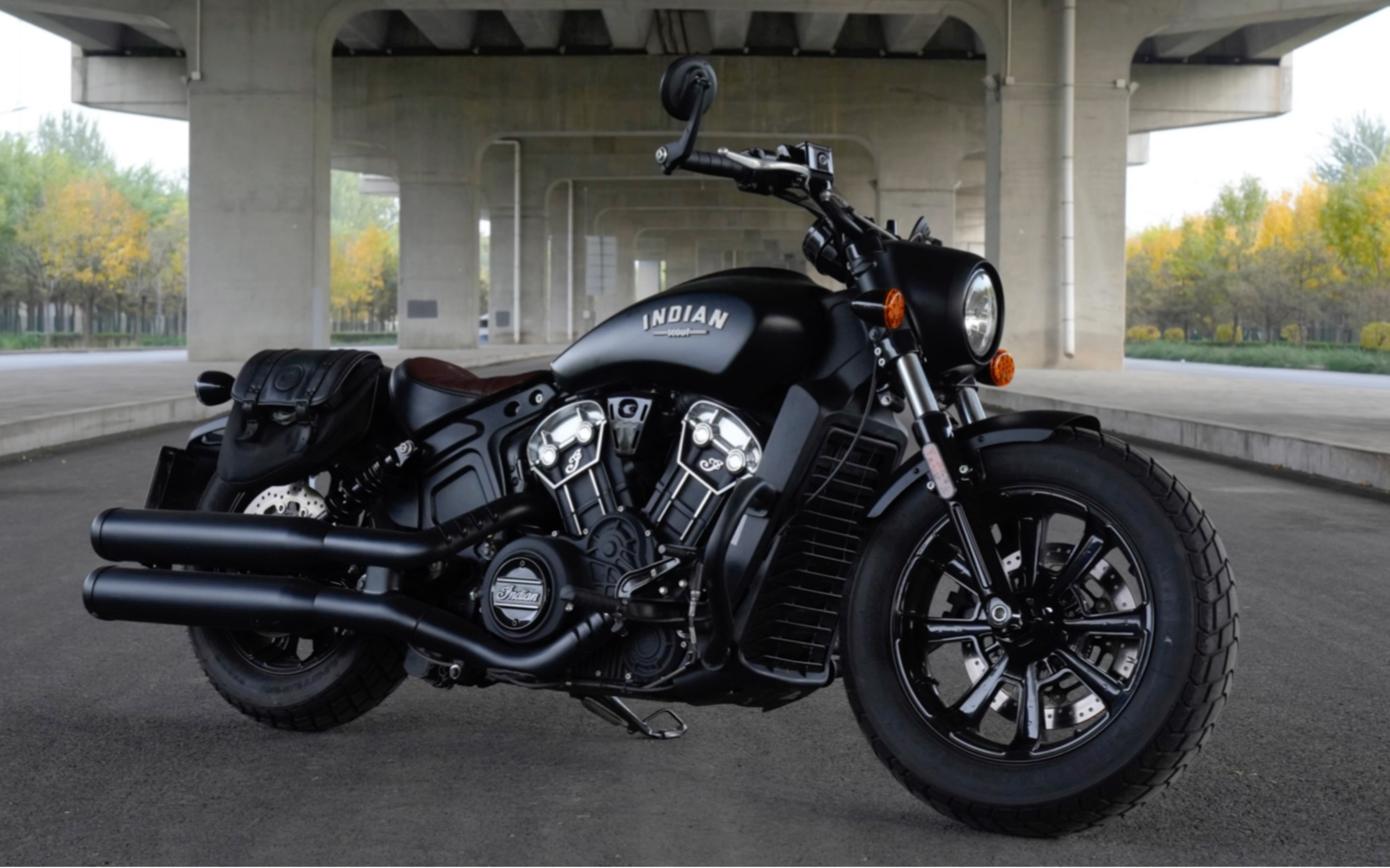 超细腻的复古车!印第安侦察兵bobber!