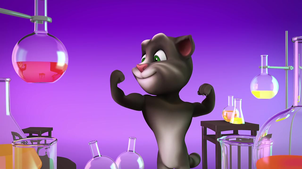 [图]Talking Tom Shorts 4 - Potions亲子教育 动画 卡通 色彩 儿童 童年 画画