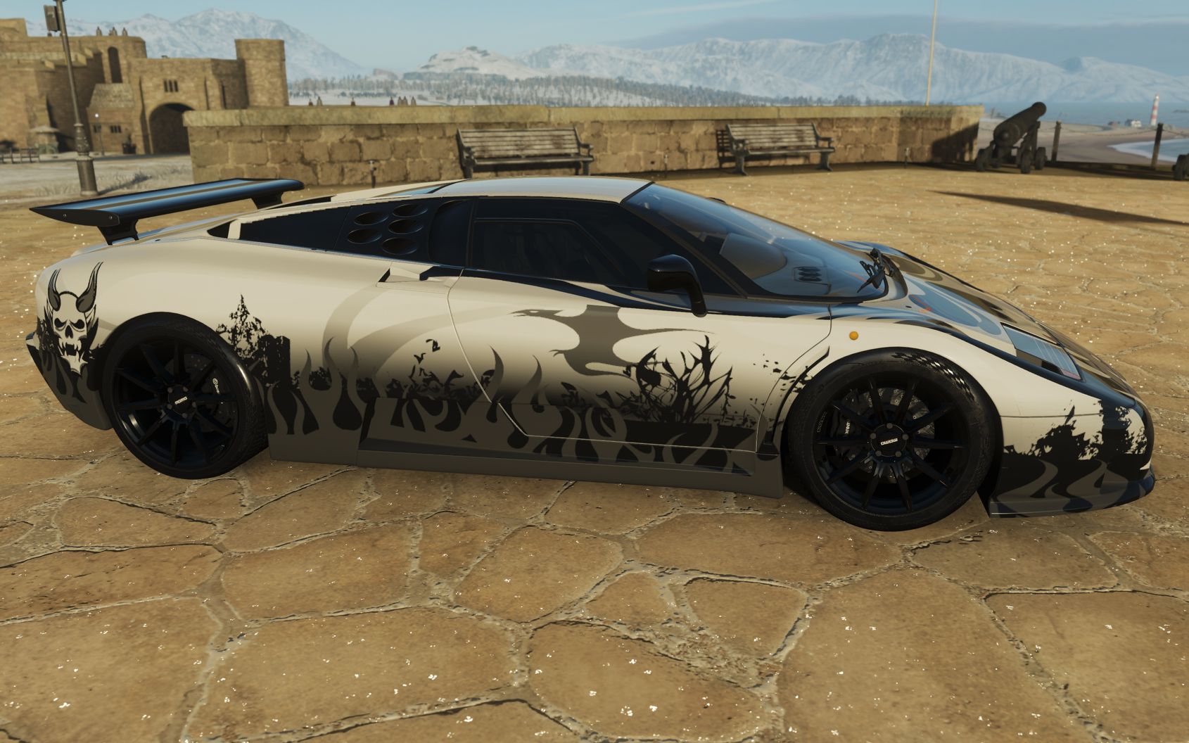 《极限竞速:地平线4》s1级布加迪 eb110 迎战巨汉 晴天 4:54:7 录像