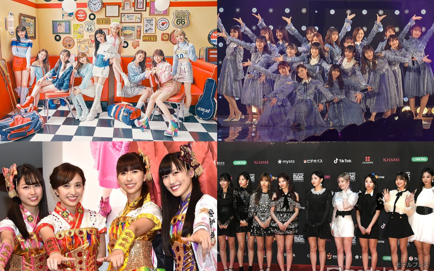 [图]乃木坂46竟与第一名失之交臂！？2021年度偶像女团夏季歌曲人气榜单Top10。