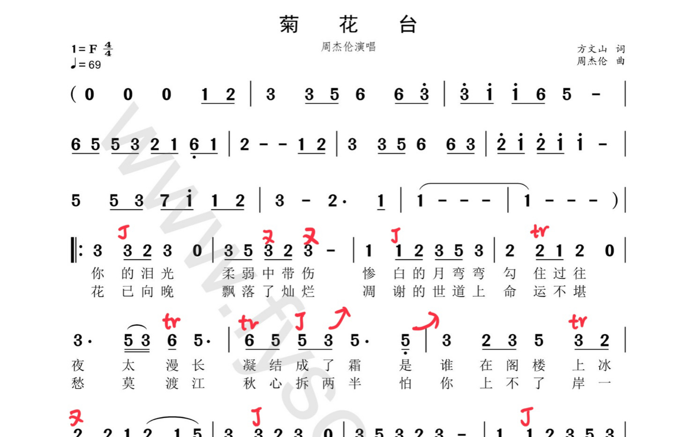 菊花台笛子图片