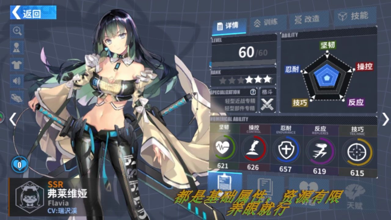 重装战姬-弗莱维娅-黑鹰赏析