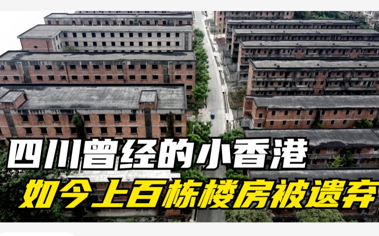 四川乐山曾经的小香港,数万人生活在这!如今上百栋楼房被遗弃哔哩哔哩bilibili