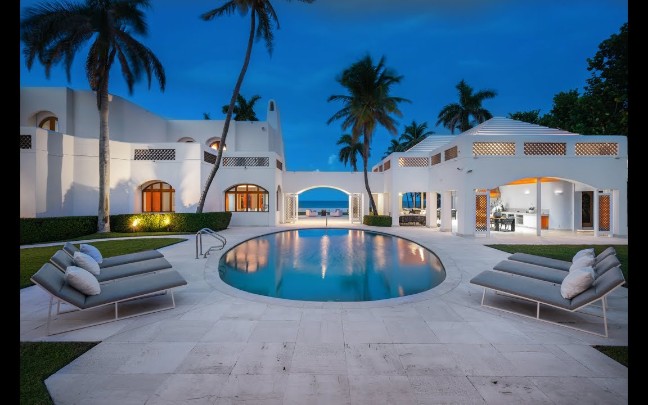 豪宅欣赏‖佛州优雅宁静度假别墅/387 ocean blvdgolden beach, fl