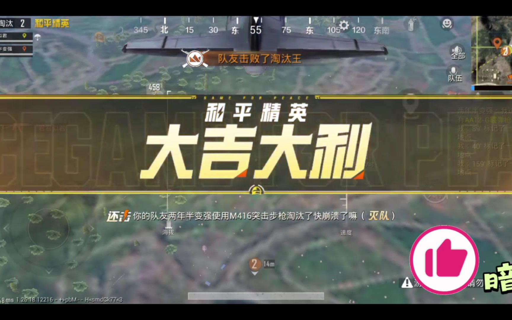 连续吃鸡的一天,丫头又幸福了