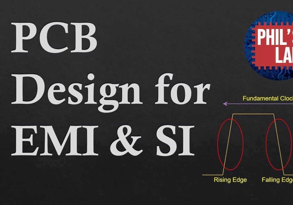 PCB设计的EMI和SI哔哩哔哩bilibili