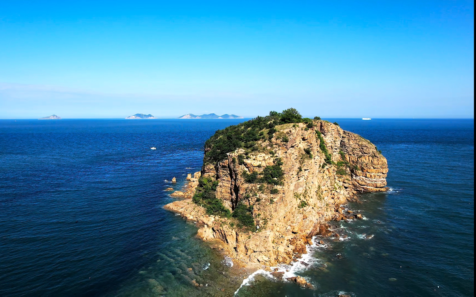 「杜比视界 4k hdr」大连棒槌岛,西大连岛和东大连岛.