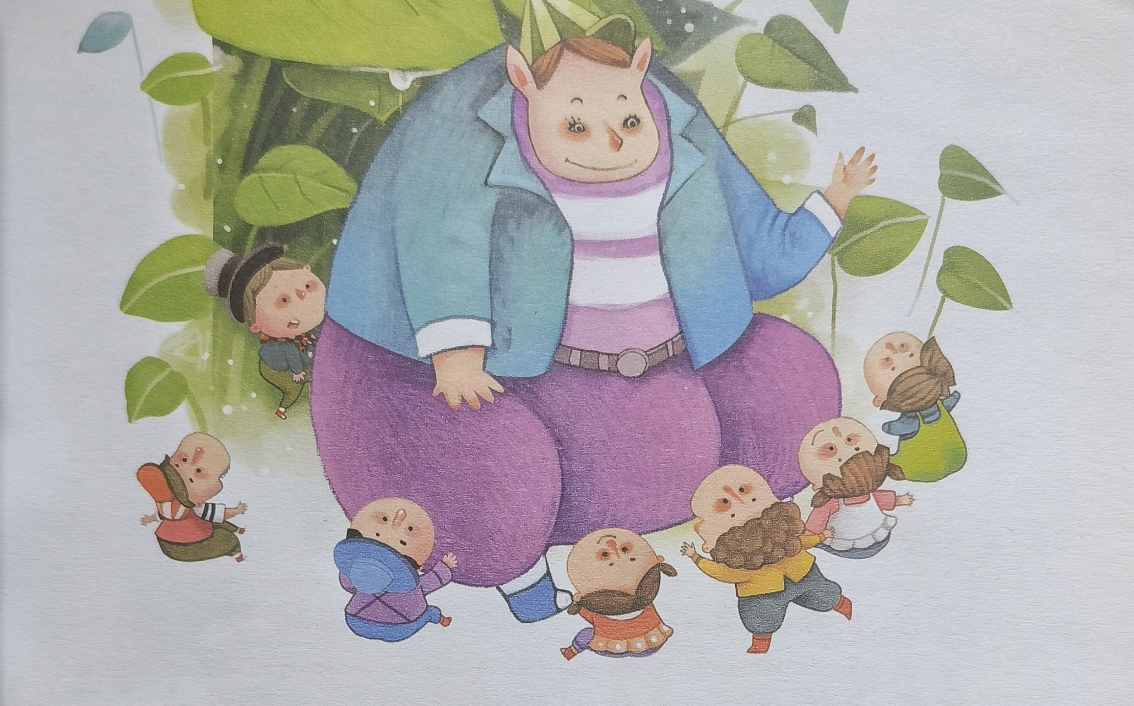 童话故事——七个小矮人与蓝巨人的故事