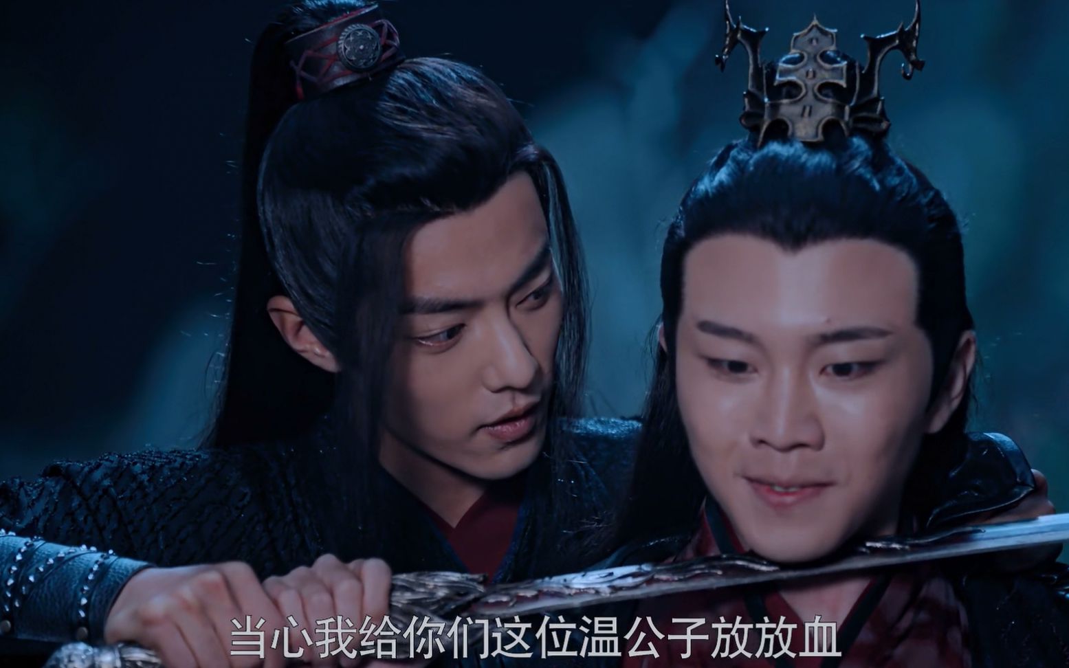 【陈情令】1080P/忘羡13cutⷵ魏无羡抓住温晁做人质哔哩哔哩bilibili