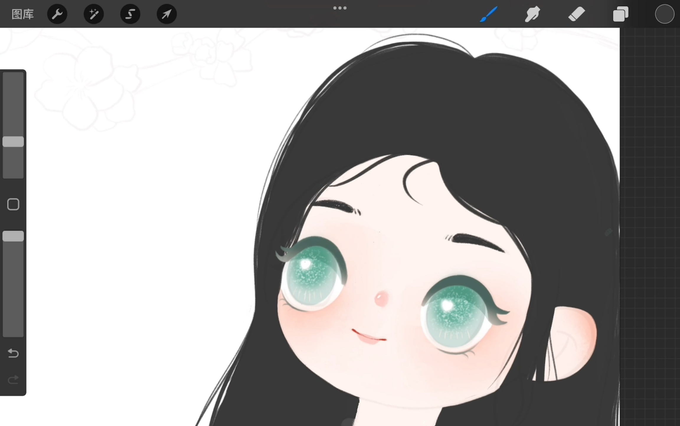 q版卡通人物|眼影绘制过程_哔哩哔哩_bilibili