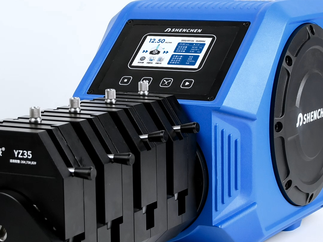 申辰hp600 ip67工业型蠕动泵一体式铸造机身设计