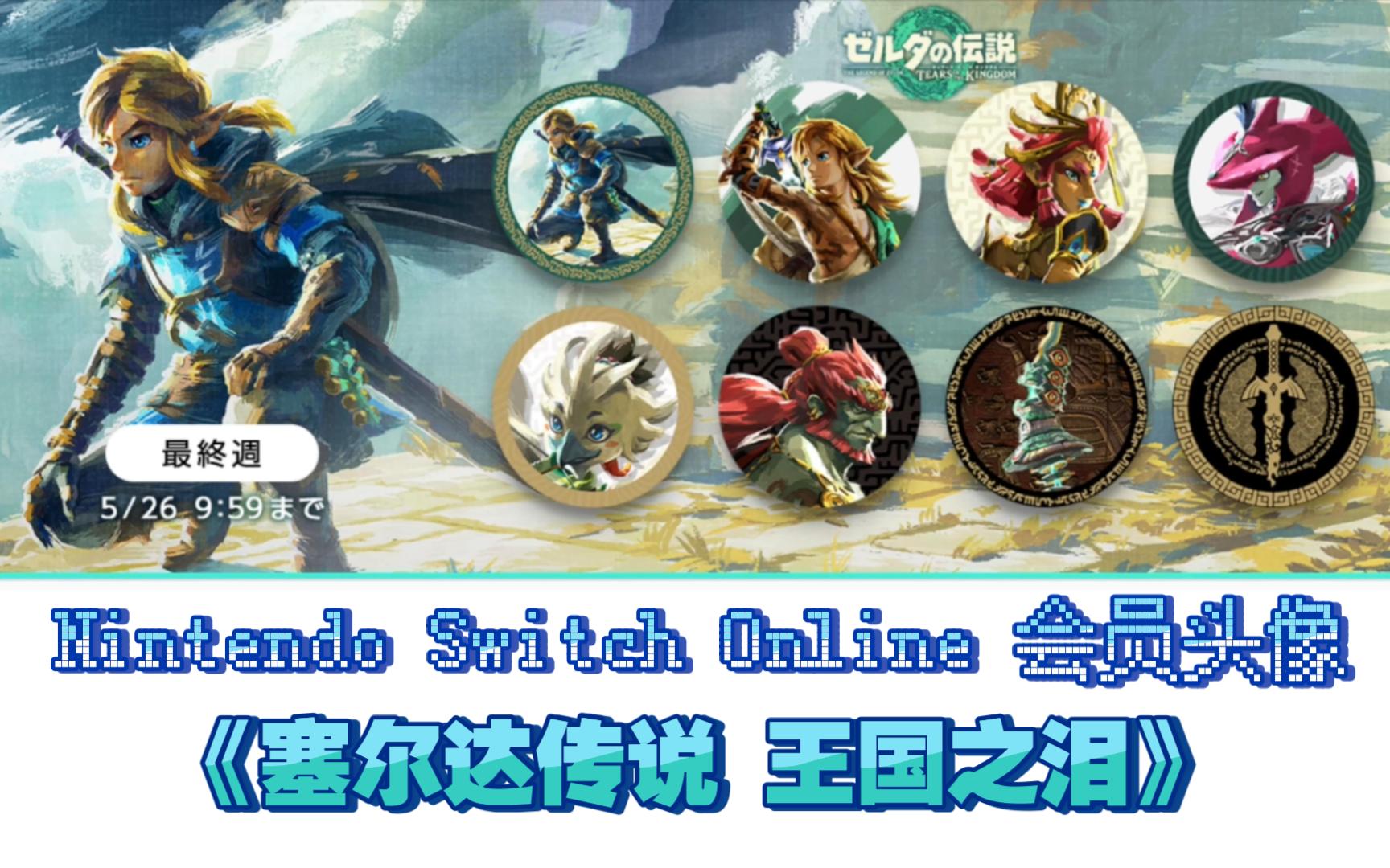 Nintendo Switch Online 会员头像《塞尔达传说 王国之泪》上天入地!𐟌单机游戏热门视频