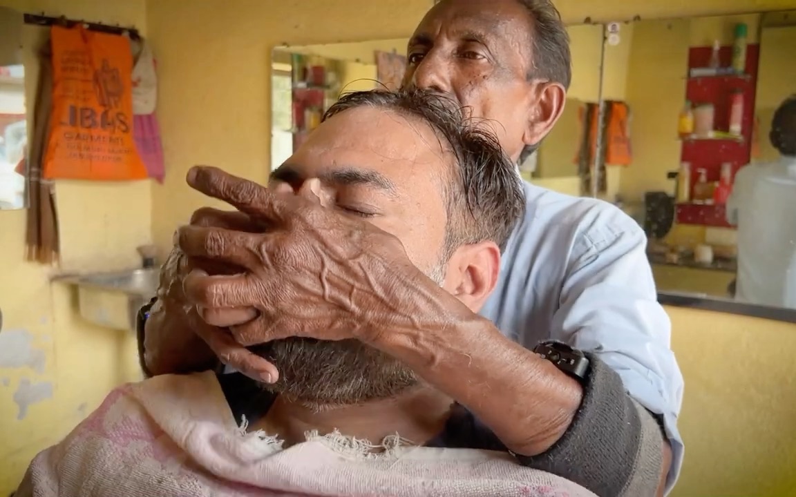 印度理发师|头部马杀鸡