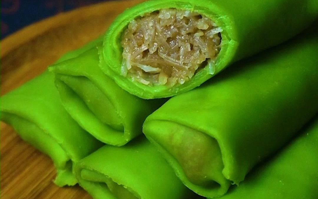 在家怎样做出《小娘惹》同款香兰椰丝卷,简单又好吃_哔哩哔哩_bilibil