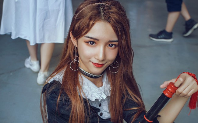 女装大佬艾比abbily又被路人拍到一般人分辨不出来