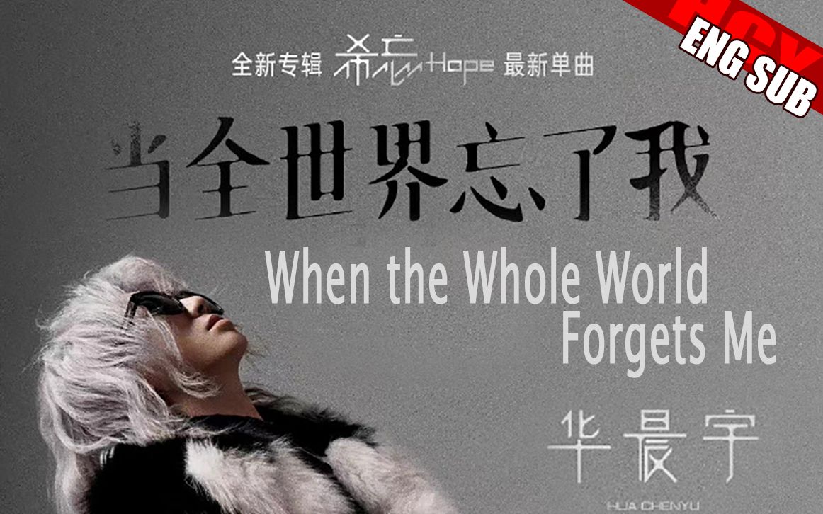 歌词字幕【华晨宇】《当全世界忘了我》混剪mv