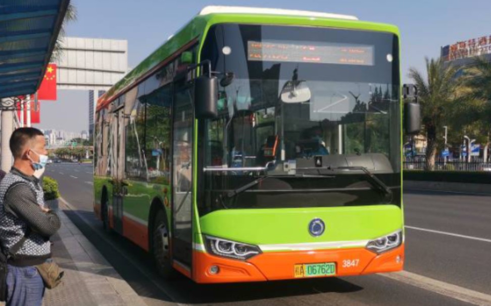 【轮边电机独苗车】南宁邕城公交25路(阳光新城→埌东客运站)全程夜间