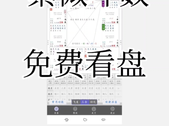 免费看紫微斗数命盘哔哩哔哩bilibili
