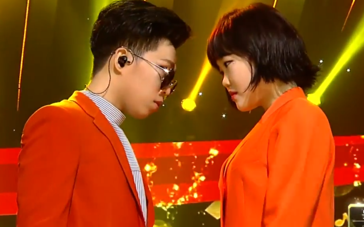 akmu - 其实我是假装丑 play ugly 乐童音乐家170226舞台
