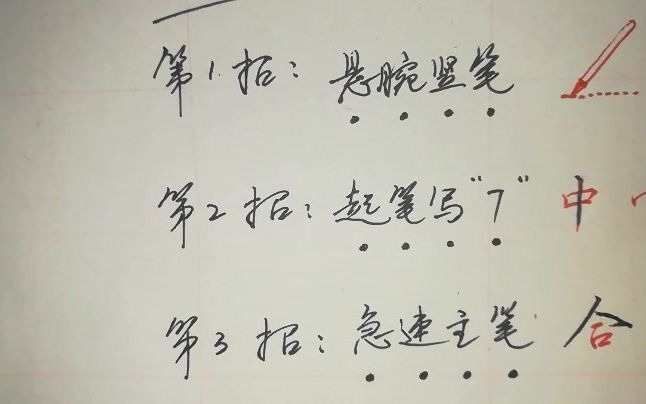 神秘的快写3招,写得又快又好,不难理解,看视频详细讲解示范哔哩哔哩bilibili