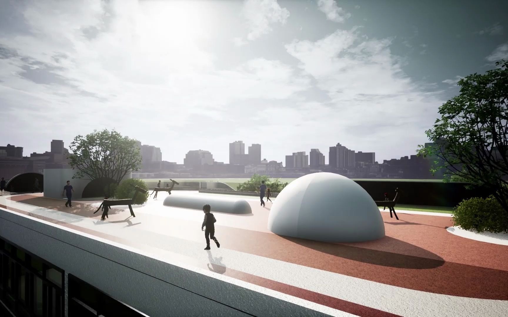 "光辉城市"渲染练习—幼儿园