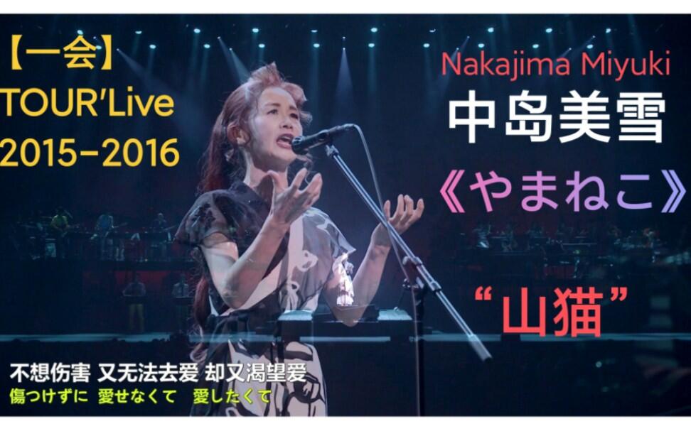 中岛美雪【一会】中演唱的“山猫”《やまねこ》现场编曲铉乐十分震撼！大