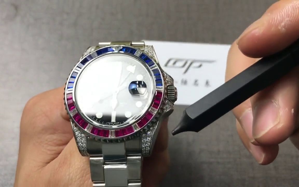 能让师傅一夜白头bp厂_rolex劳力士格林尼治型_镶钻版本彩虹钻整体