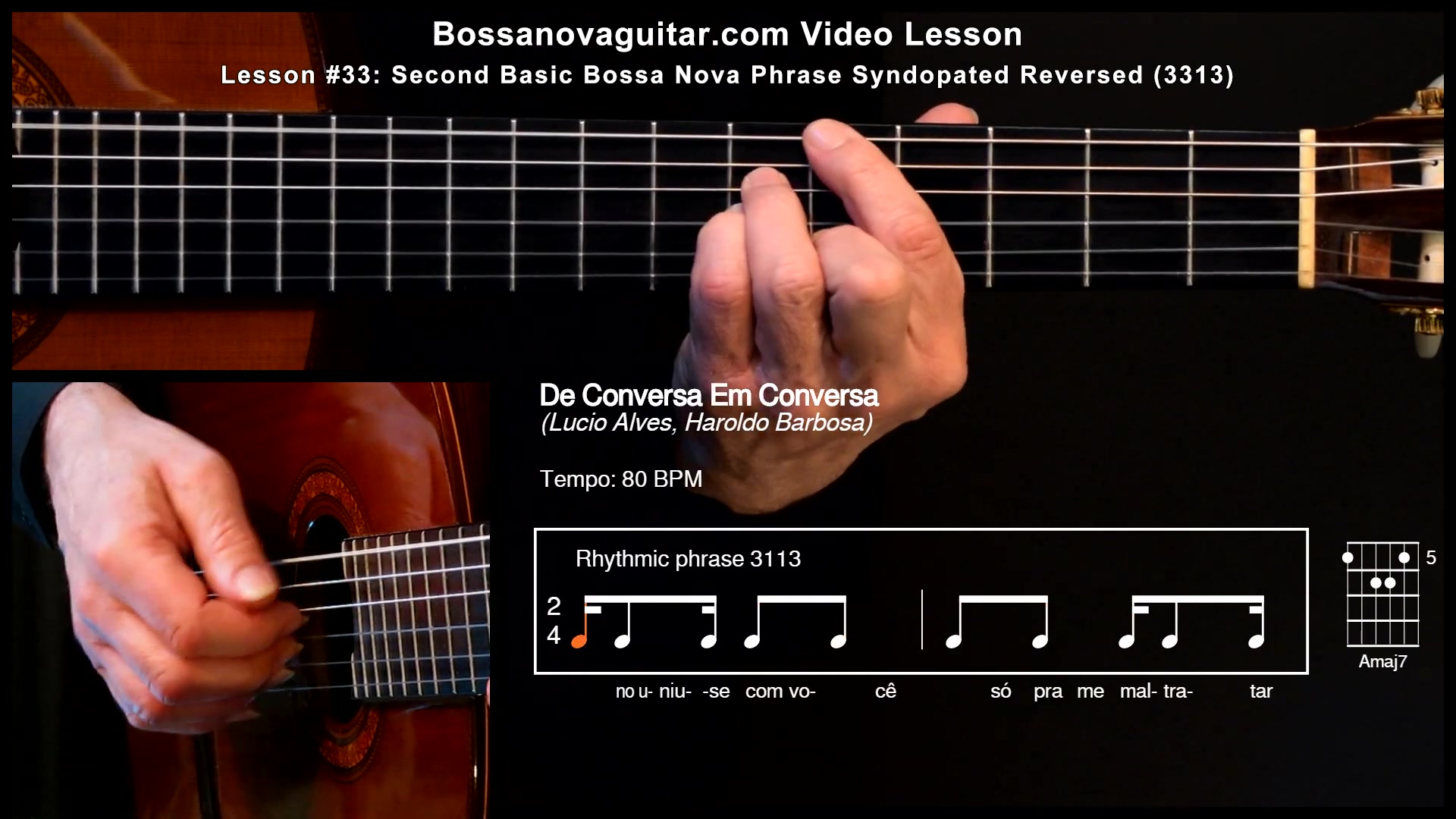 bossanova 节奏教学 #33