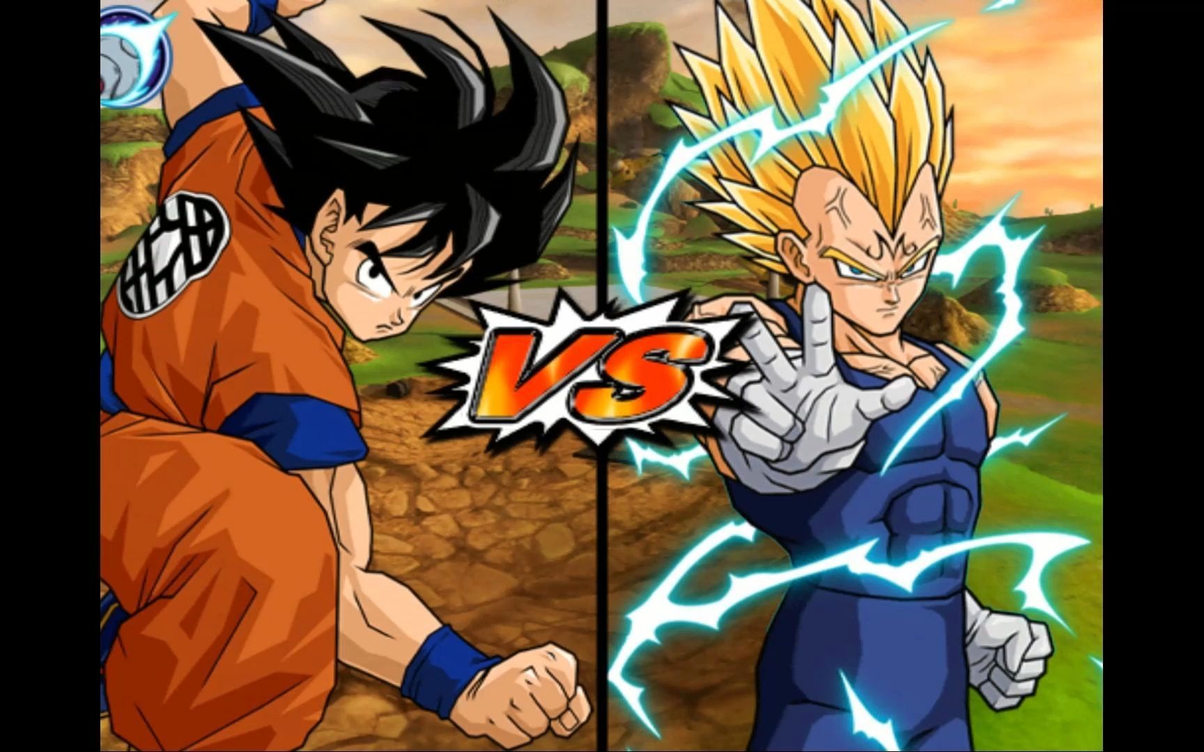 龙珠z电光火石-界王拳 孙悟空 vs 魔人 贝吉塔