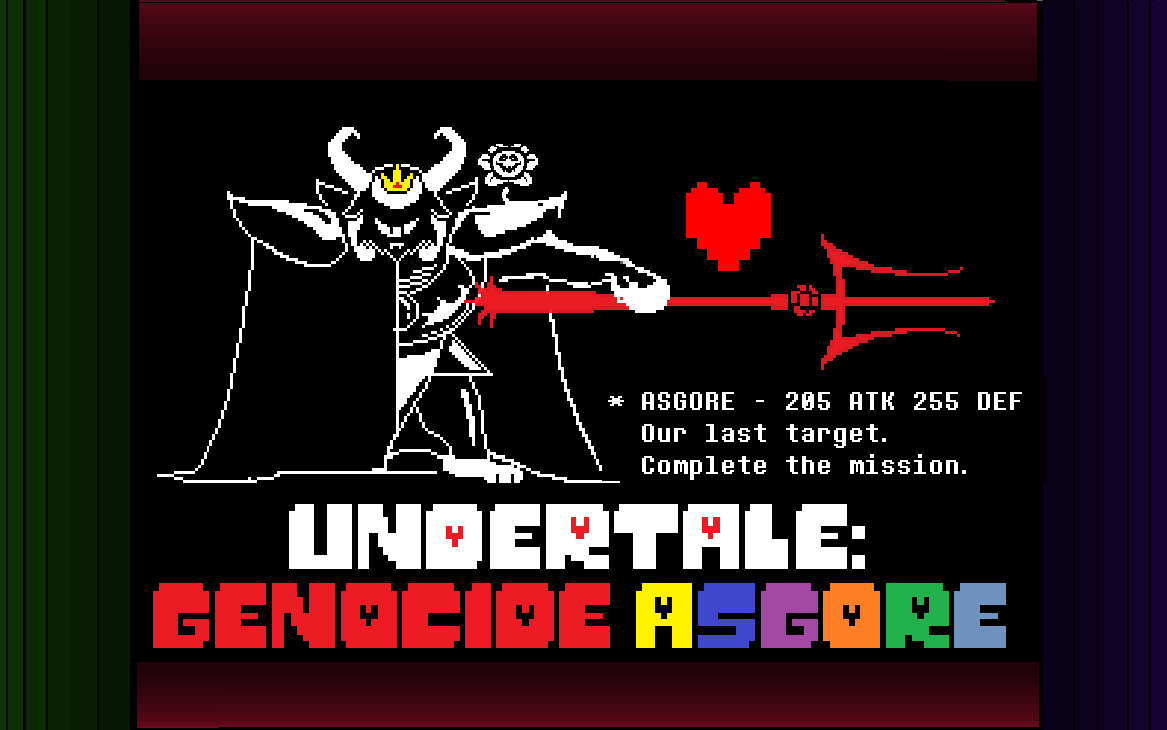 【undertale:genocideasgore】六魂屠杀线羊爸原版模式通关!