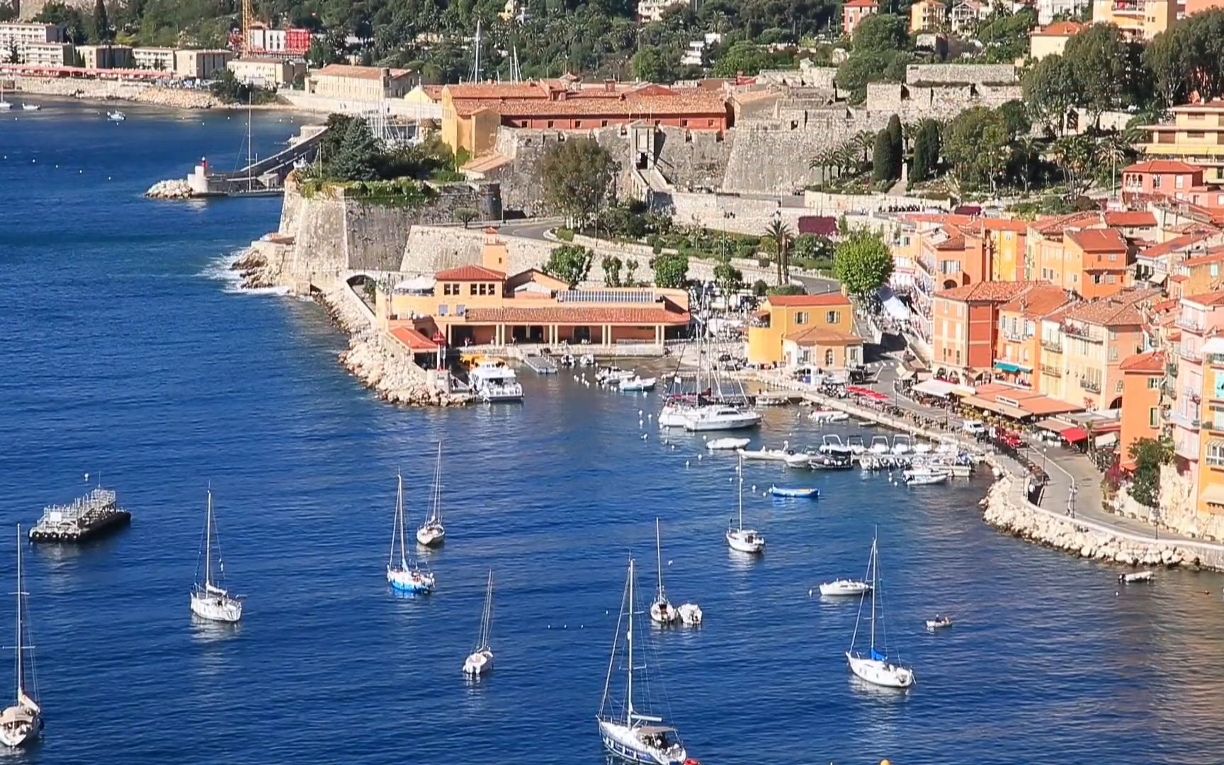 法国 滨海自由城 villefranche sur mer 尼斯蔚蓝海岸_哔哩哔哩_bili