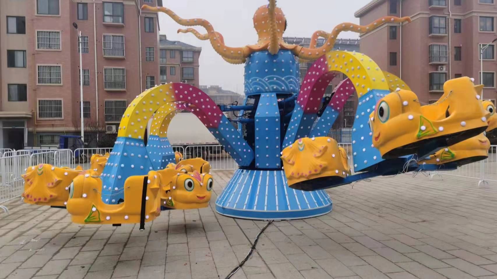 旋转大章鱼 游乐场游乐园新兴游乐设施
