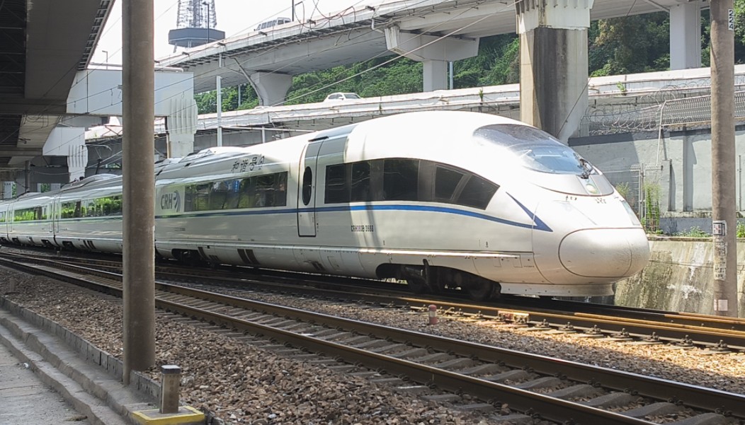 crh380bg重联动车图片