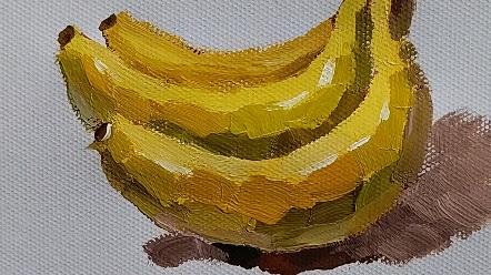 香蕉的画法 水粉图片