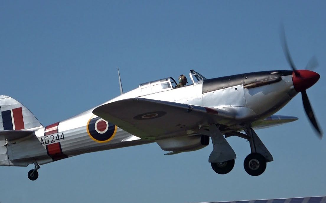 霍克飓风梅林发动机声浪hawkerhurricanepuremerlinsound