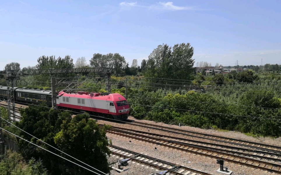 ss9-0169牵引1227次列车通过永宁镇站_哔哩哔哩_bilibili