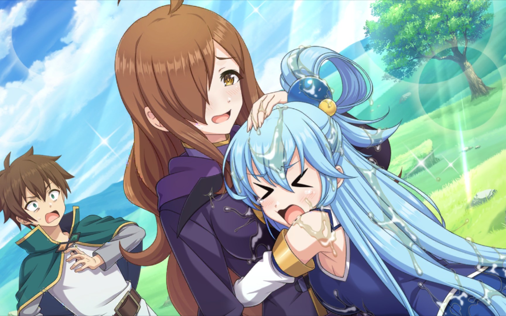 为美好的世界献上祝福 维茲:阿库娅大人你别哭啊!不然我要消失了!