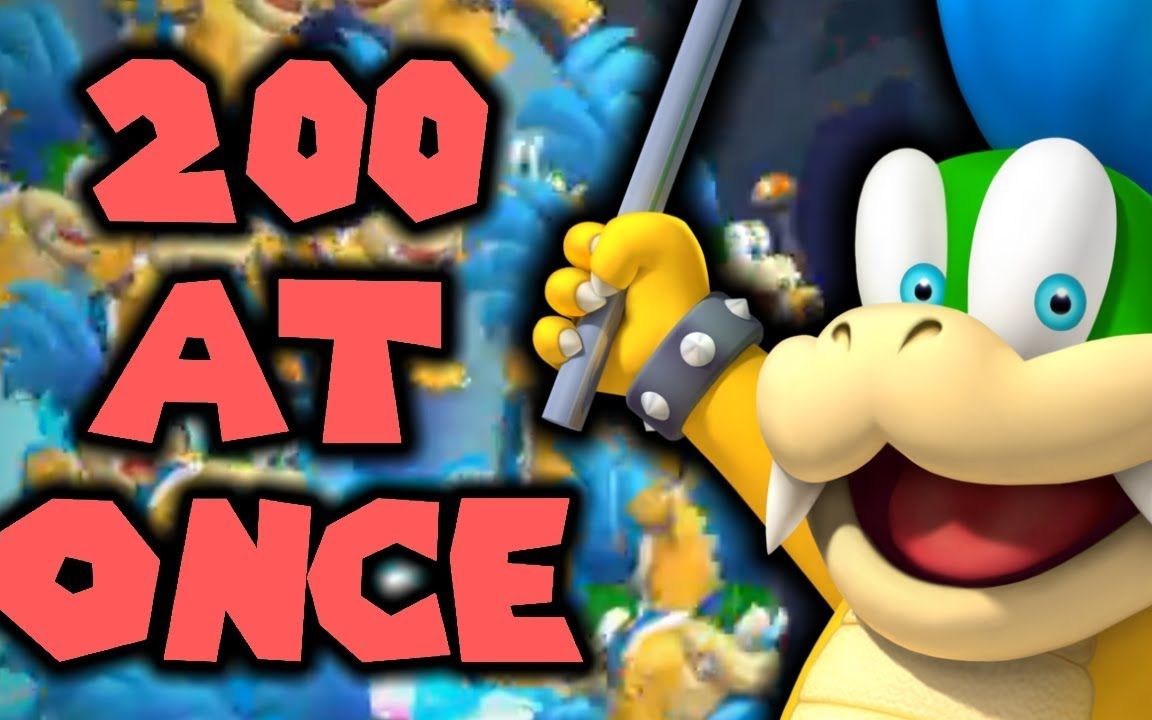 在新超级马里奥兄弟wii游戏能同时容纳多少个boss拉里搬运