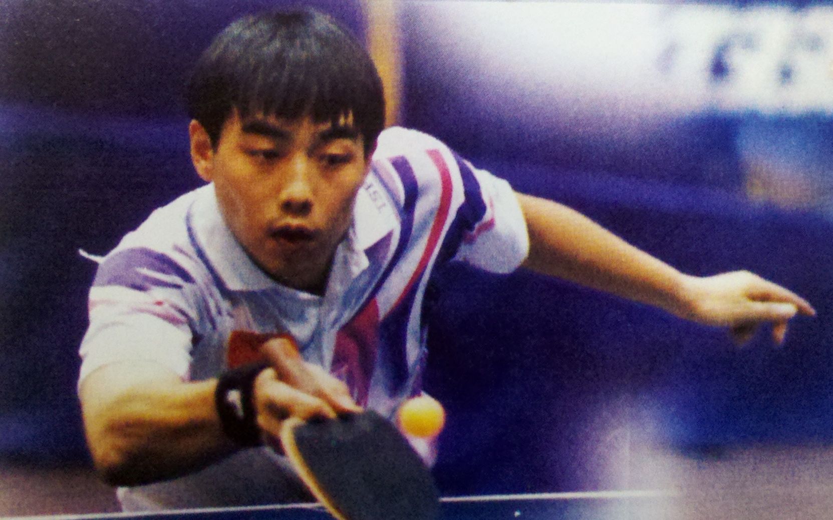 乒乓球刘国梁解说当年自己的比赛 跳动. 来自黄