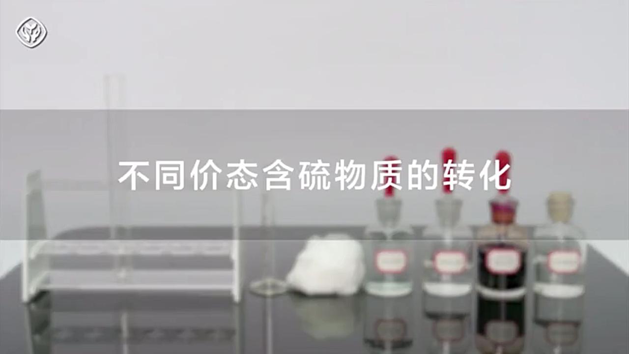 【化学必修2示范实验】实验活动5 不同价态硫元素含硫物质的转化化合价化学价人教版统编教材高中化学2019新课改新课标高考理综哔哩哔哩bilibili