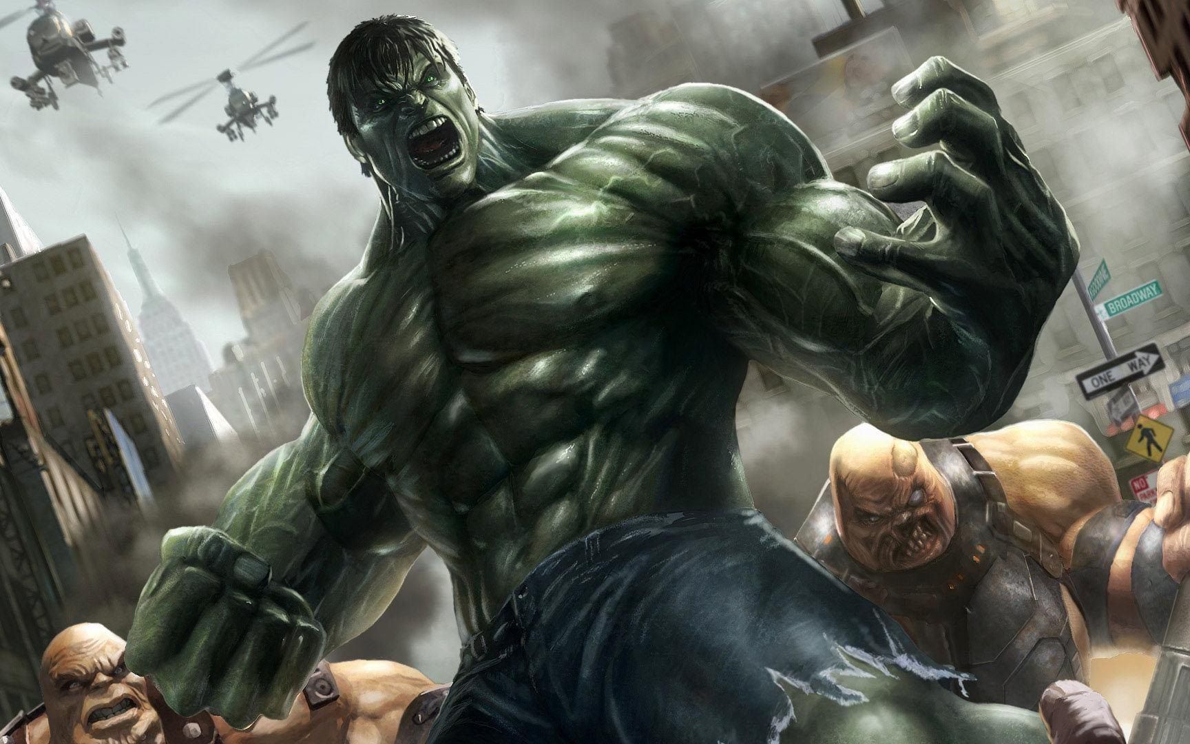 绿巨人三版浩克对比越来越强大感受力量的碰撞n