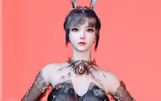 vam小舞黑色长裙舞