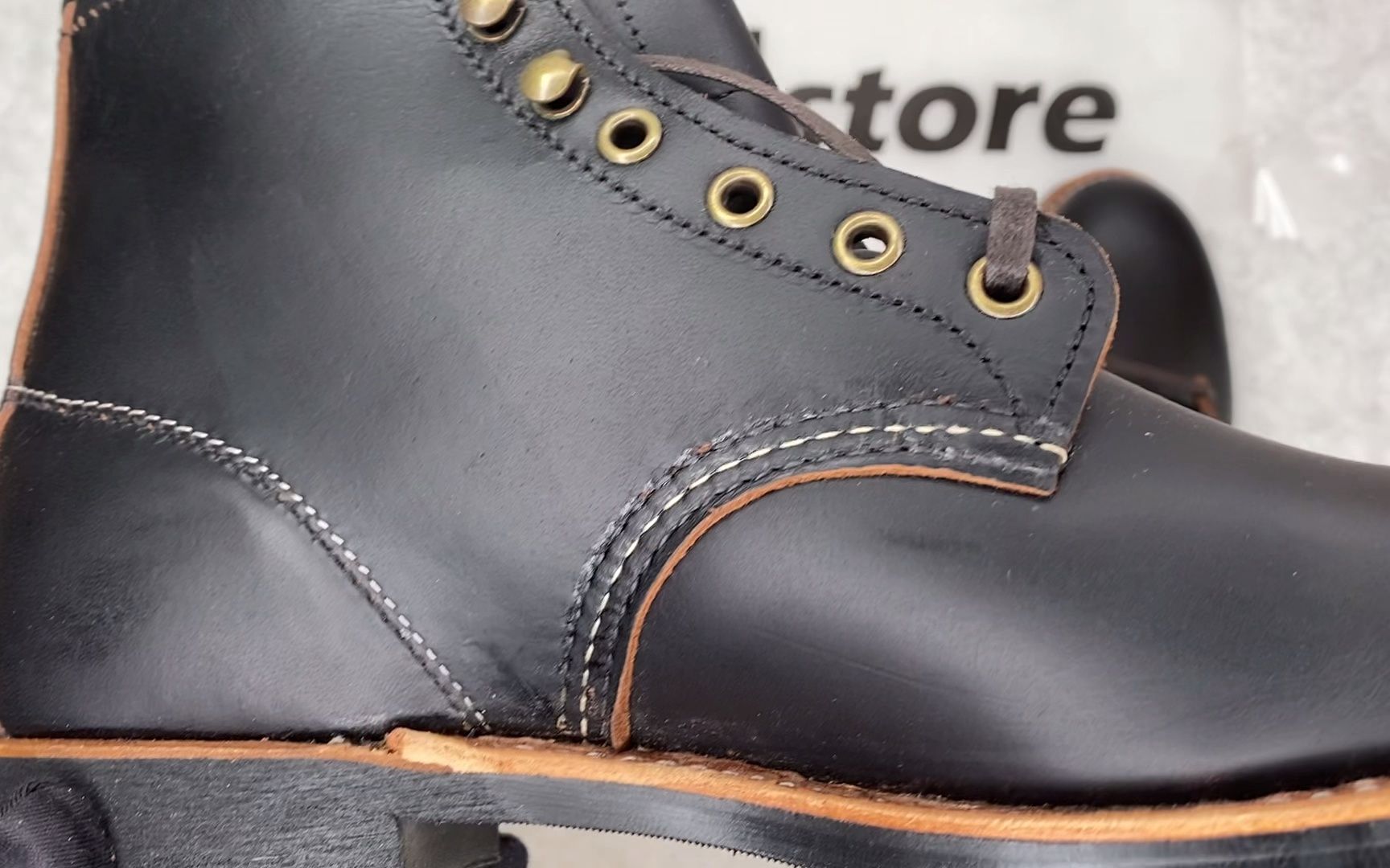 【瑕疵实拍】redwing红翼black smith 3345 d宽40码 编号067