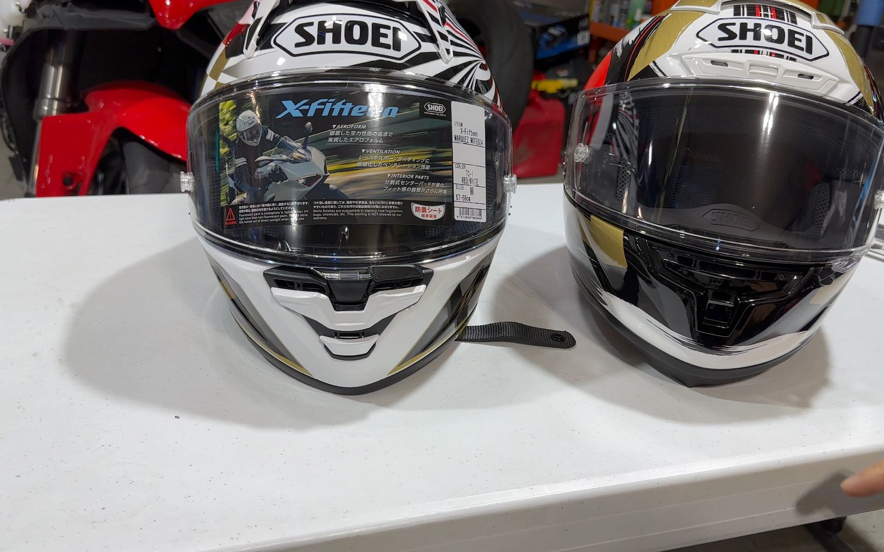 shoei x15 马奎斯 招财猫 头盔开箱